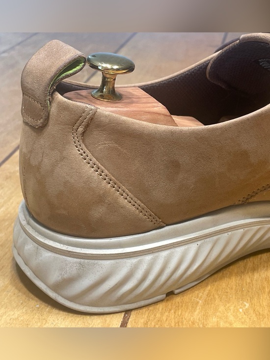Ecco St.1 Hybrid Tan Suede Derby with Lightweight Sole Nubuck Leather Casual EUC main image 14